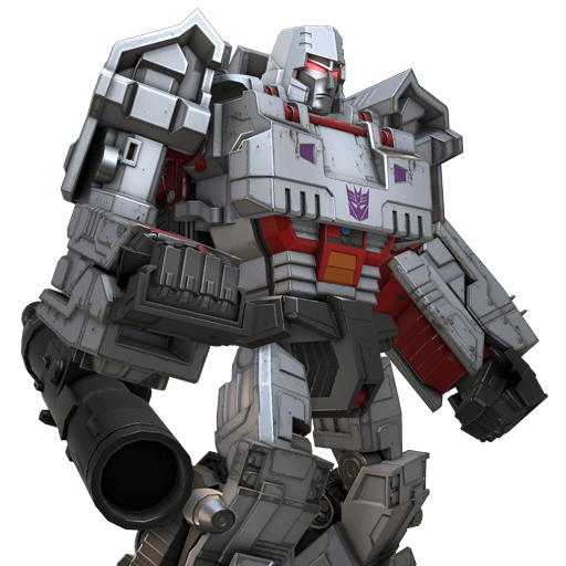 Transformers Megatron Transparent Png (white, silver, gray, black)