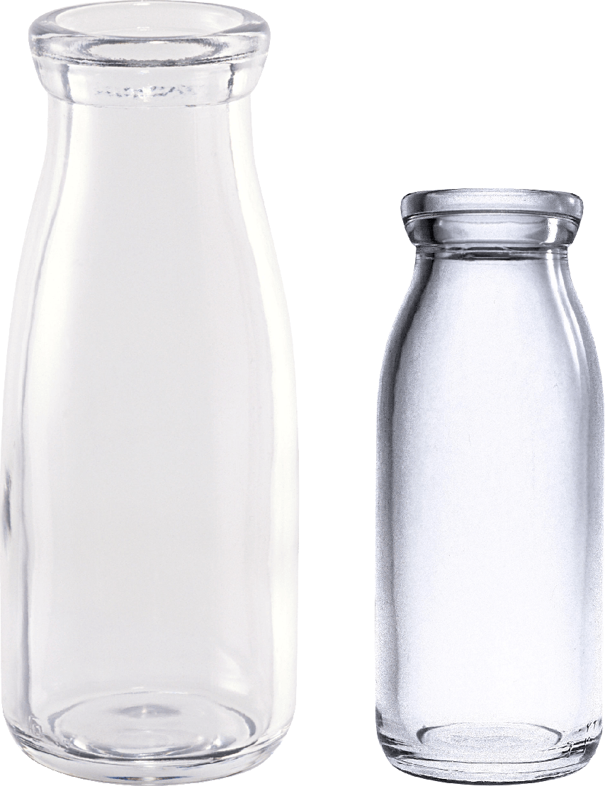 Translucent Glass Jar Bottle Png Image (white, gray, lavender)