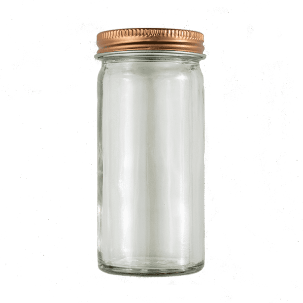 Translucent Glass Jar Bottle Png Transparent Image (gray)