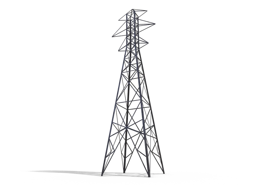 Transmission Tower Png Hd (white)