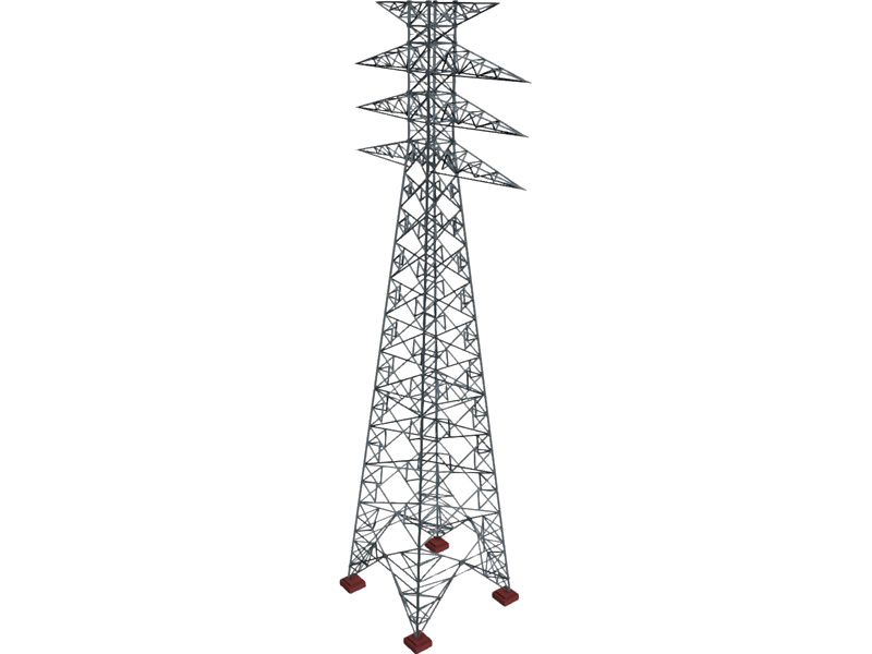 Transmission Tower Transparent Png (silver, white)