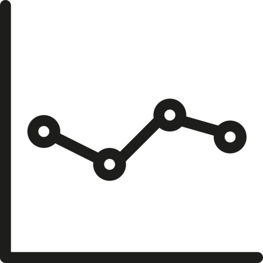 Graph Analytics Business 2 Free Png Icon Download (black)