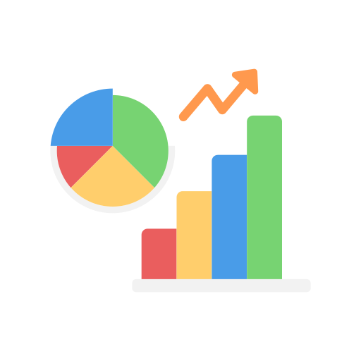 Graph Business Diagram Report Statistics Analytics Icon Free Transparent Png Icon Download (salmon, white, black, gray, lavender)