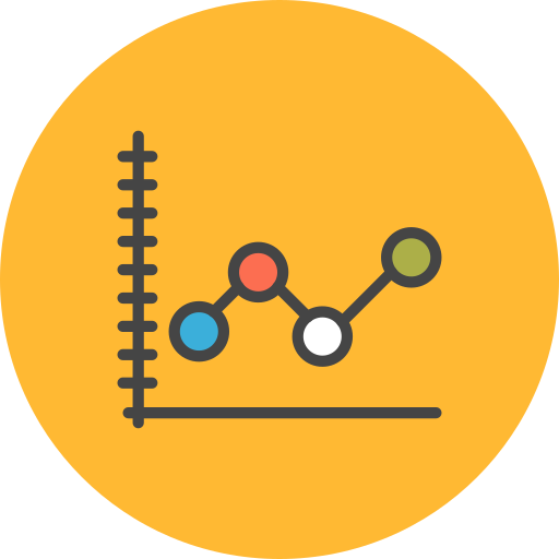 Graph Free Png Icon Download (gray, orange, black, indigo)