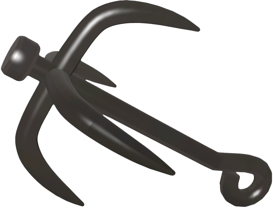 Grappling Hook Png Picture (indigo, black, white)