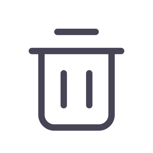 Trash 1 Free Transparent Png Icon Download (black, indigo)