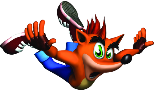 Crash Bandicoot Png File (chocolate, black, white)