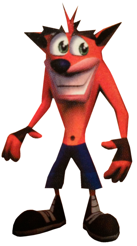 Crash Bandicoot Png Pic (black)