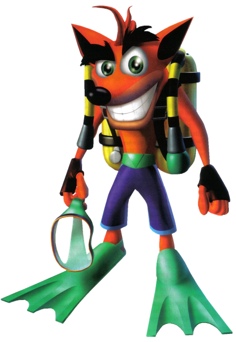 Crash Bandicoot Png Transparent (black)