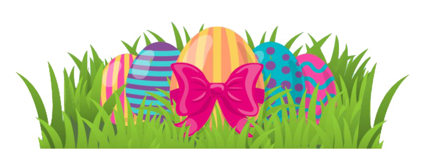 Grass Easter Egg Transparent Png (white)