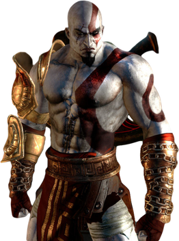 Kratos Png Transparent Image (black, white)