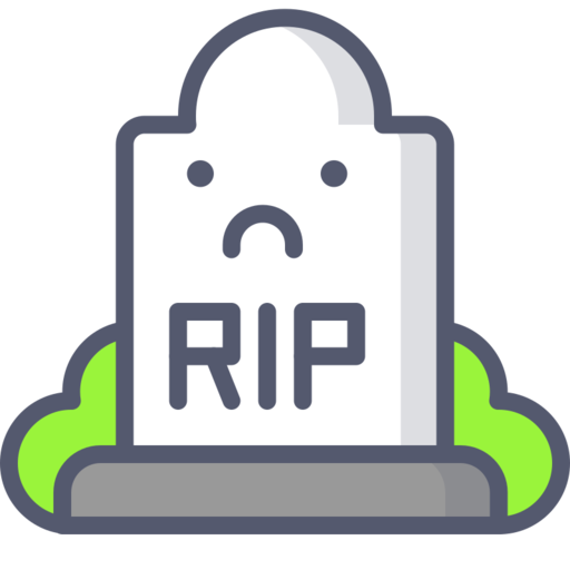 Grave Free Png Icon (lavender, black, gray, white, yellow)