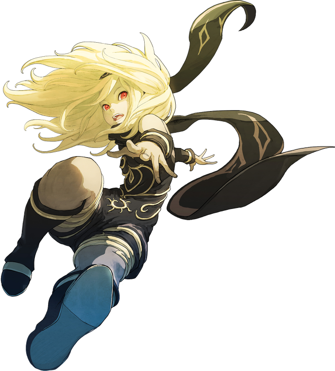 Gravity Rush Png Download Image (teal, black)