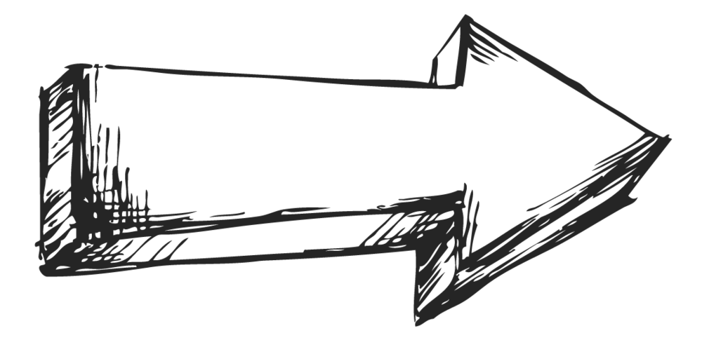 Drawing Arrow Png File (black)