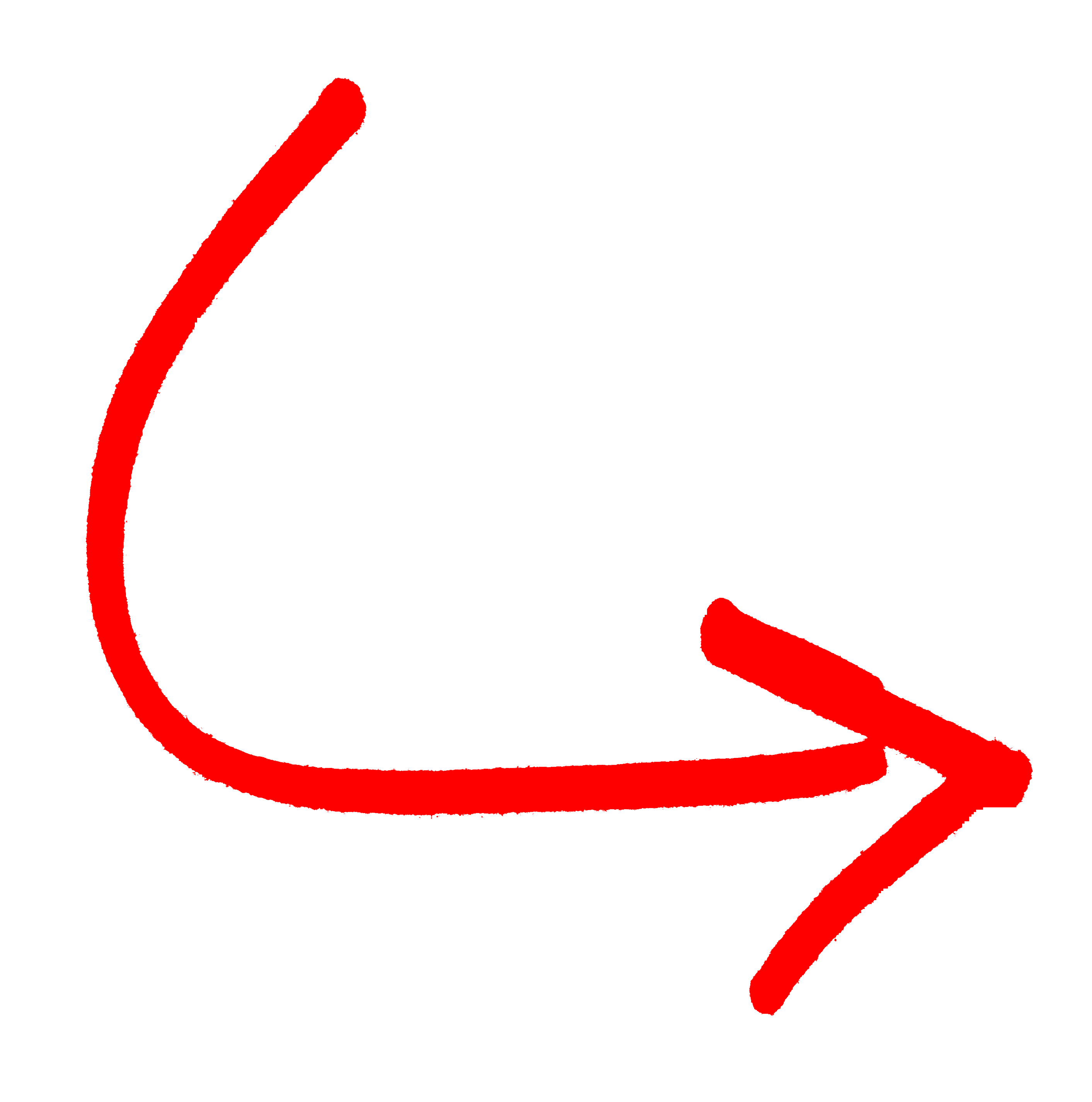 Drawn Arrow Transparent (beige, red, white, pink)