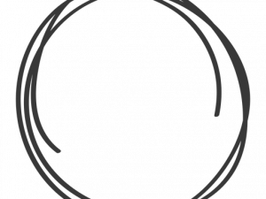 Drawn Circle Transparent 300X225 (indigo, black)