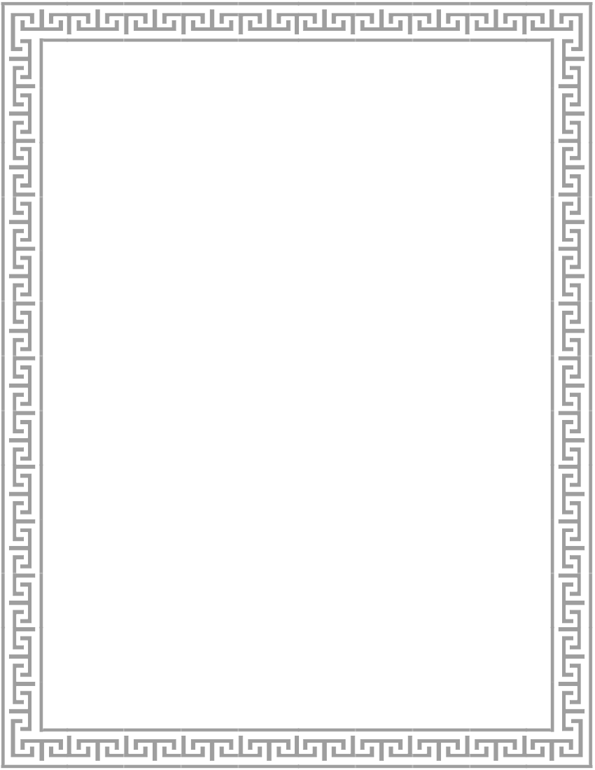 Gray Border Frame Png File (silver, white)