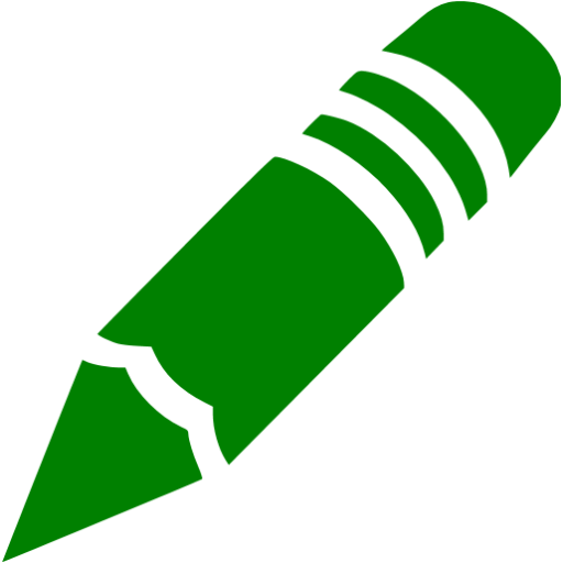 Crayon Png Pic (black, green)