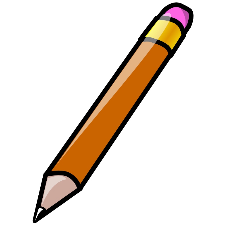 Crayon Transparent (chocolate, black, salmon, silver)