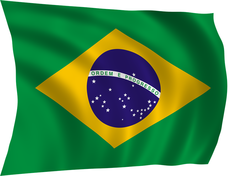 Brazil Flag Free Png Image (black, green)