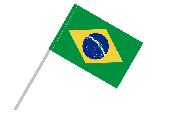 Brazil Flag Png Image (gold, green, white, silver)