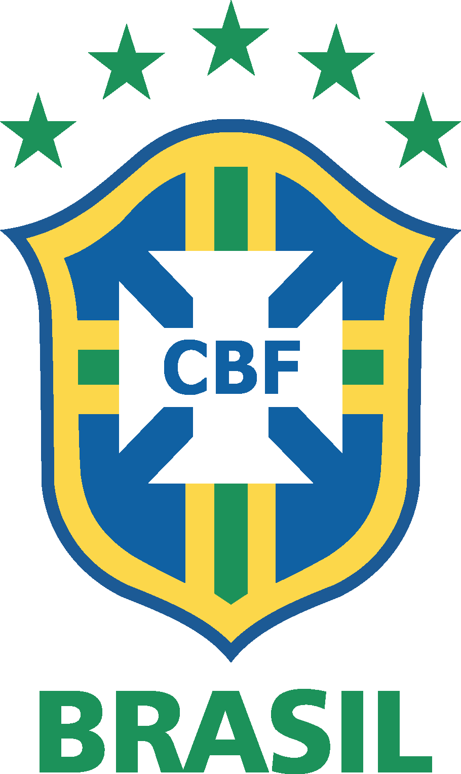 Brazil National Football Team Png Hd (white, gold, gray, teal)