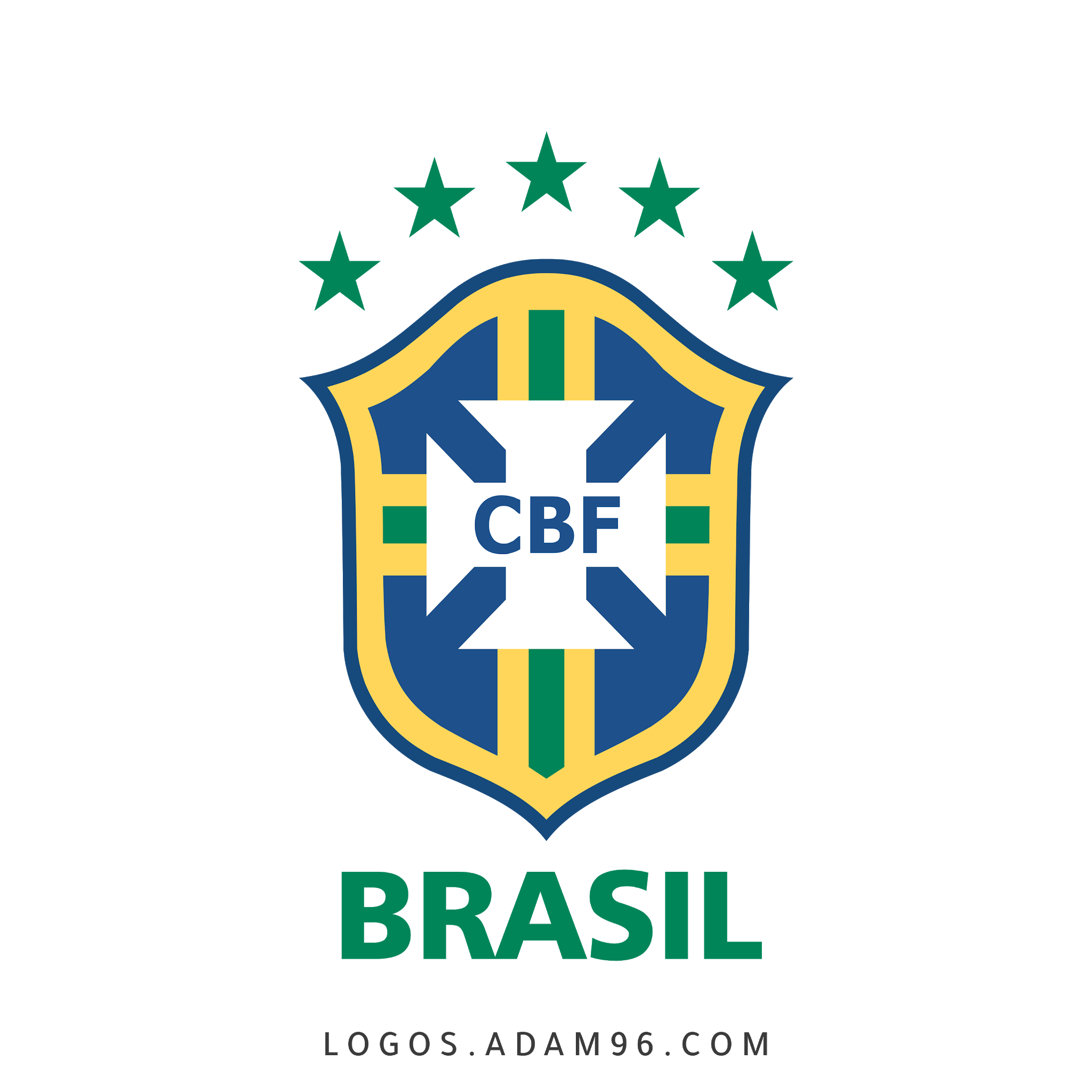 Brazil National Football Team Png Pic (white, gold, black, teal)