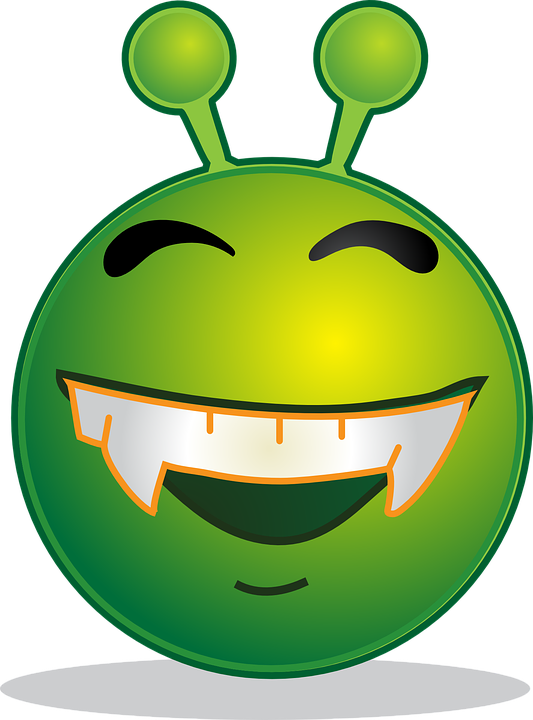 Crazy Alien Transparent Images Png (black, green, silver)