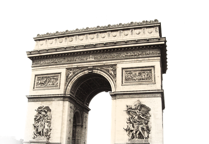 Arc De Triomphe Png Clipart (beige, black)