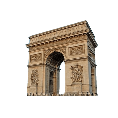 Arc De Triomphe Png Photo (salmon, black)