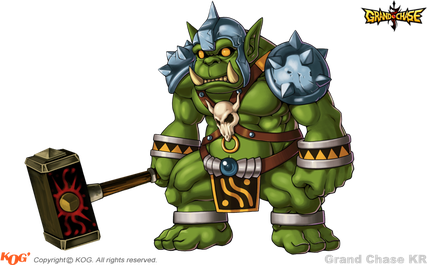 Orc Download Png Isolated Image (indigo, gray, black)