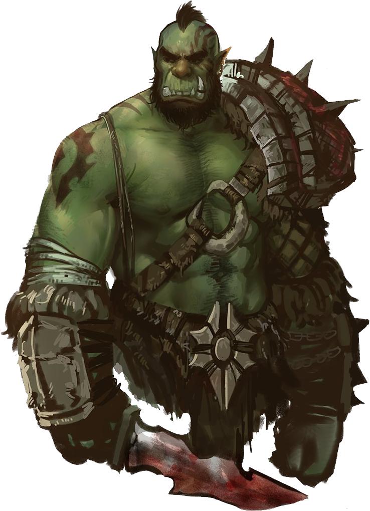 Orc Png Clipart (black)