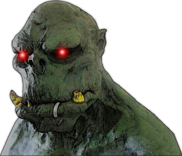 Orc Png Image (black)