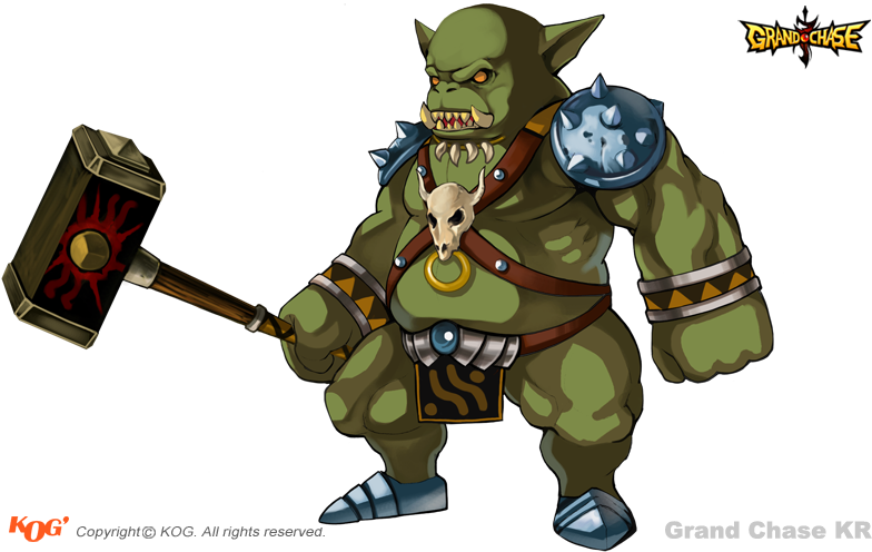 Orc Png Isolated Transparent Image (gray, black)