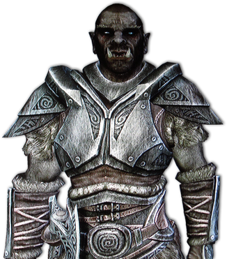 Orc Png Isolated Transparent Picture (black)