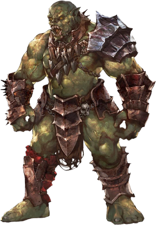 Orc Png Transparent (black)