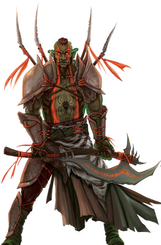 Orc Transparent Isolated Images Png (black)