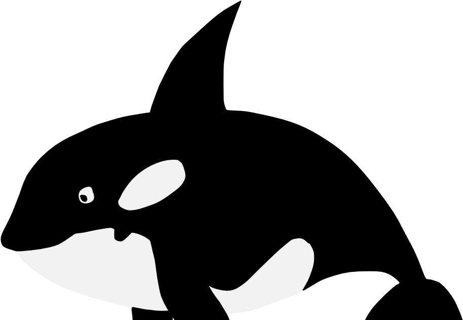 Orca Download Png Image (white, lavender, black)