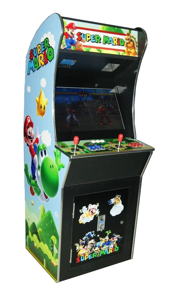 Arcade Machine Png Pic (black, white)