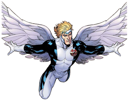 Archangel Marvel Png Pic (white, lavender, black)