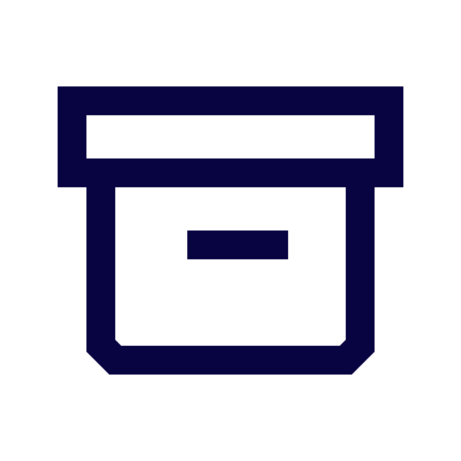 Archive 1 Free Png Icon (navy, black)