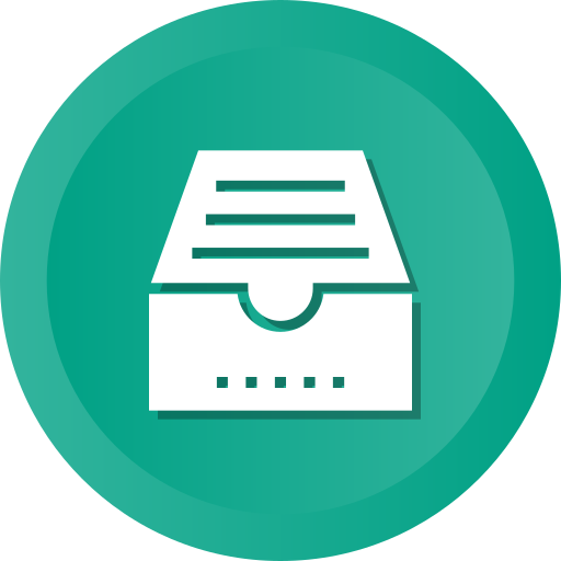 Archive Docs Folder Clipboard Document File List Report Free Transparent Png Icon Download (teal, black, white)