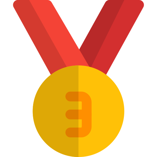 3Rd Place Ribbon Png Pic (orange, black, chocolate, gold)