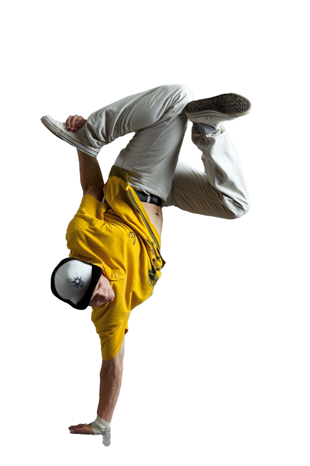 Break Dance Download Png Isolated Image (black, gray)