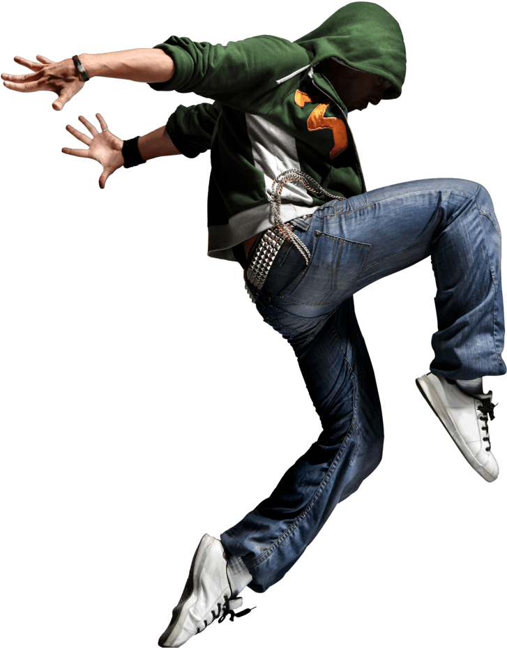 Break Dance Png File (black)