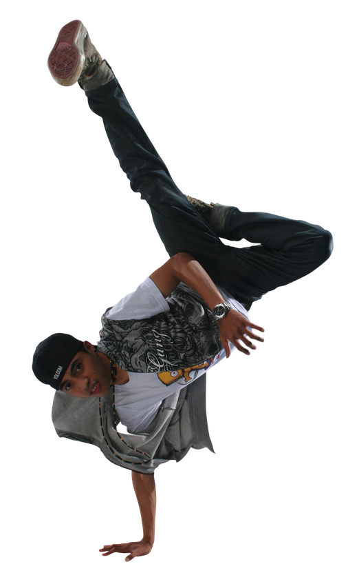 Break Dance Png Isolated Photo (black)