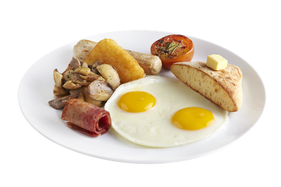 Breakfast Png File (white, lavender, black)