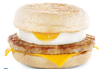 Breakfast Sandwich Download Png Image (white, beige, black, gold)