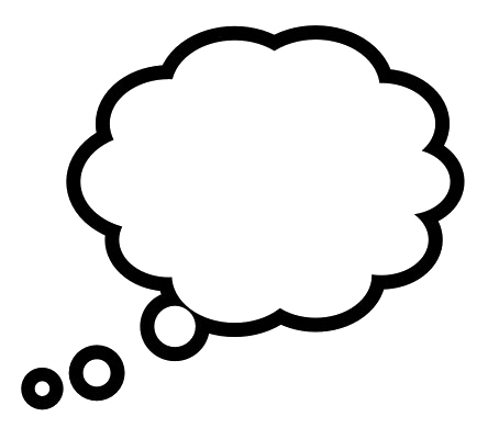 Dream Bubble Png Image (black, white)