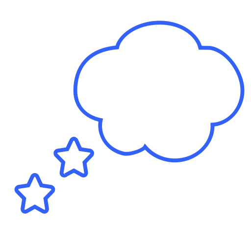 Dream Bubble Png Transparent Image (black, blue)